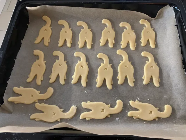 Katze von hinten Keksausstecher