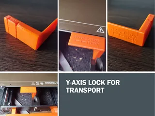 Y-Axis lock for transport