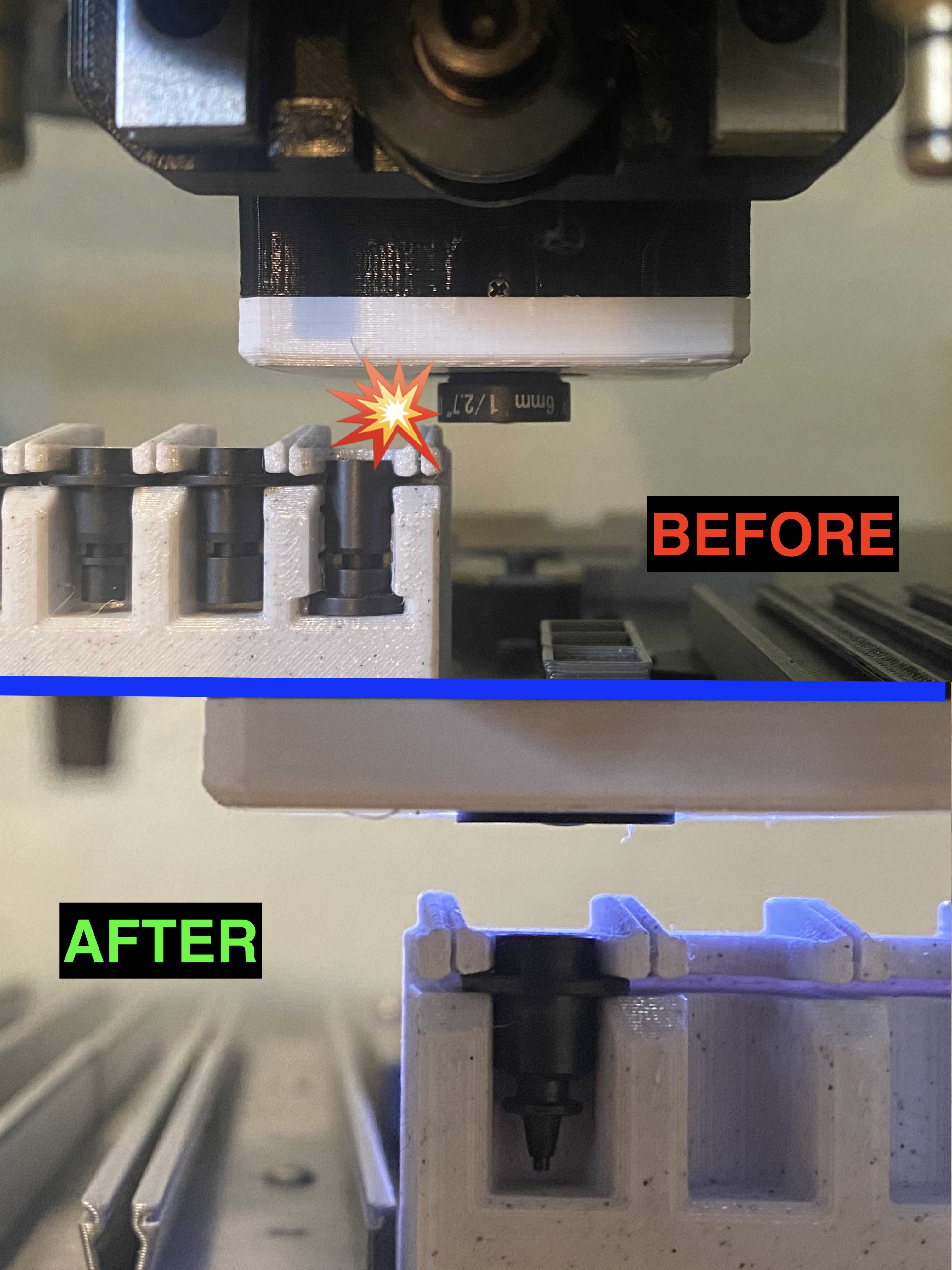 Top Camera Spacer for LumenPnP with v3 linear rails