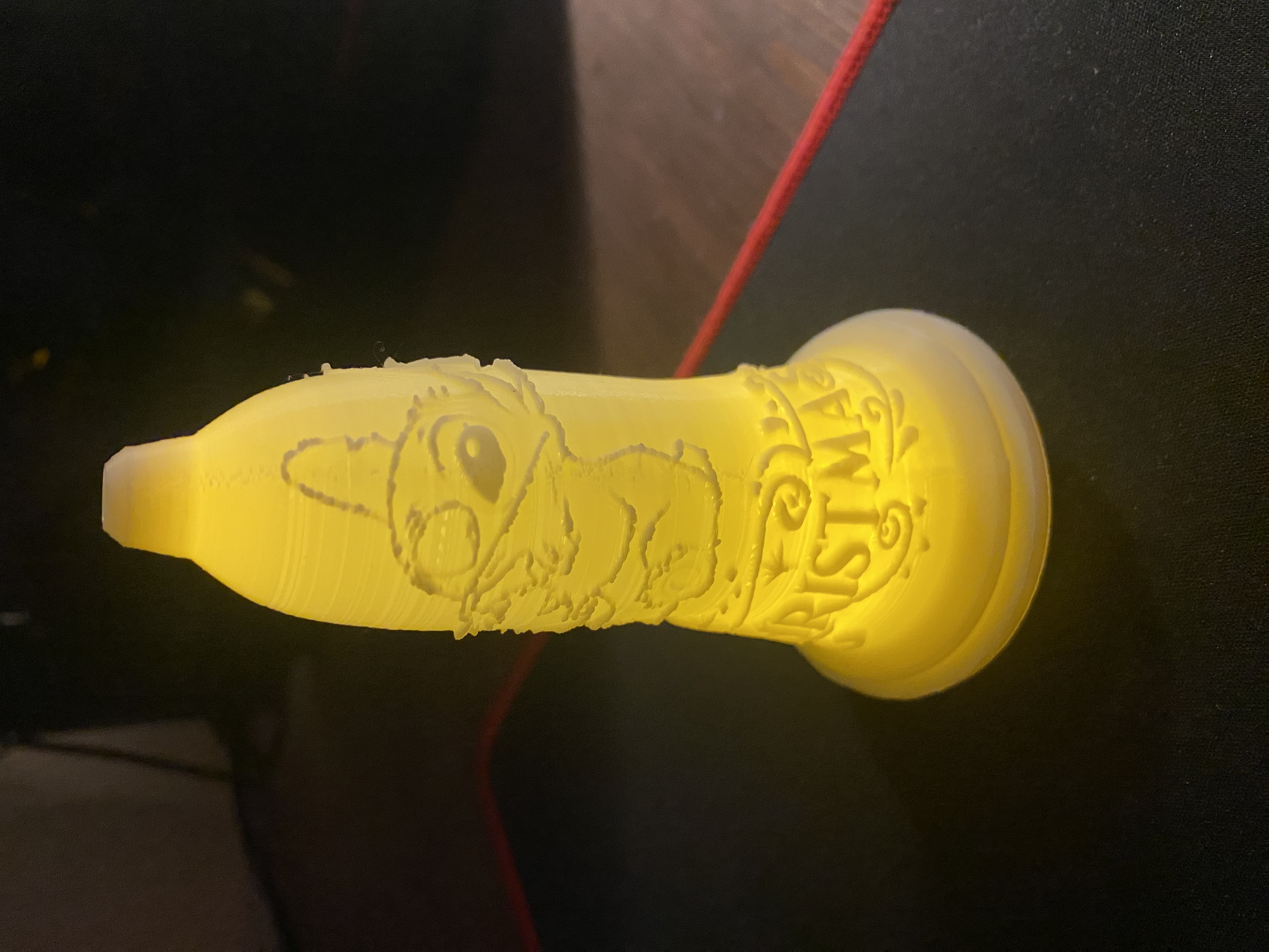 Lilo and stitch Christmas bell Lithophane