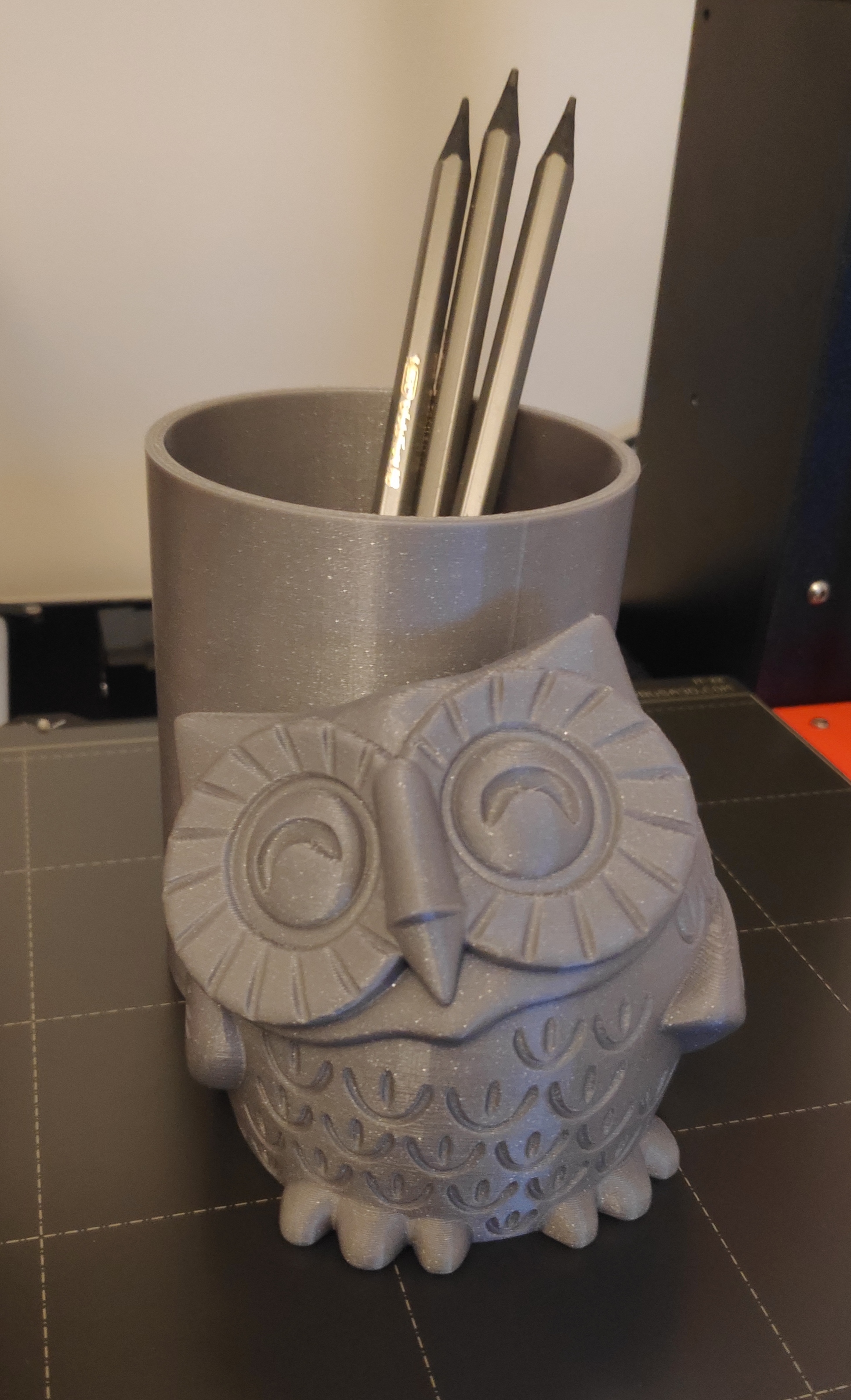 Owl pencil case