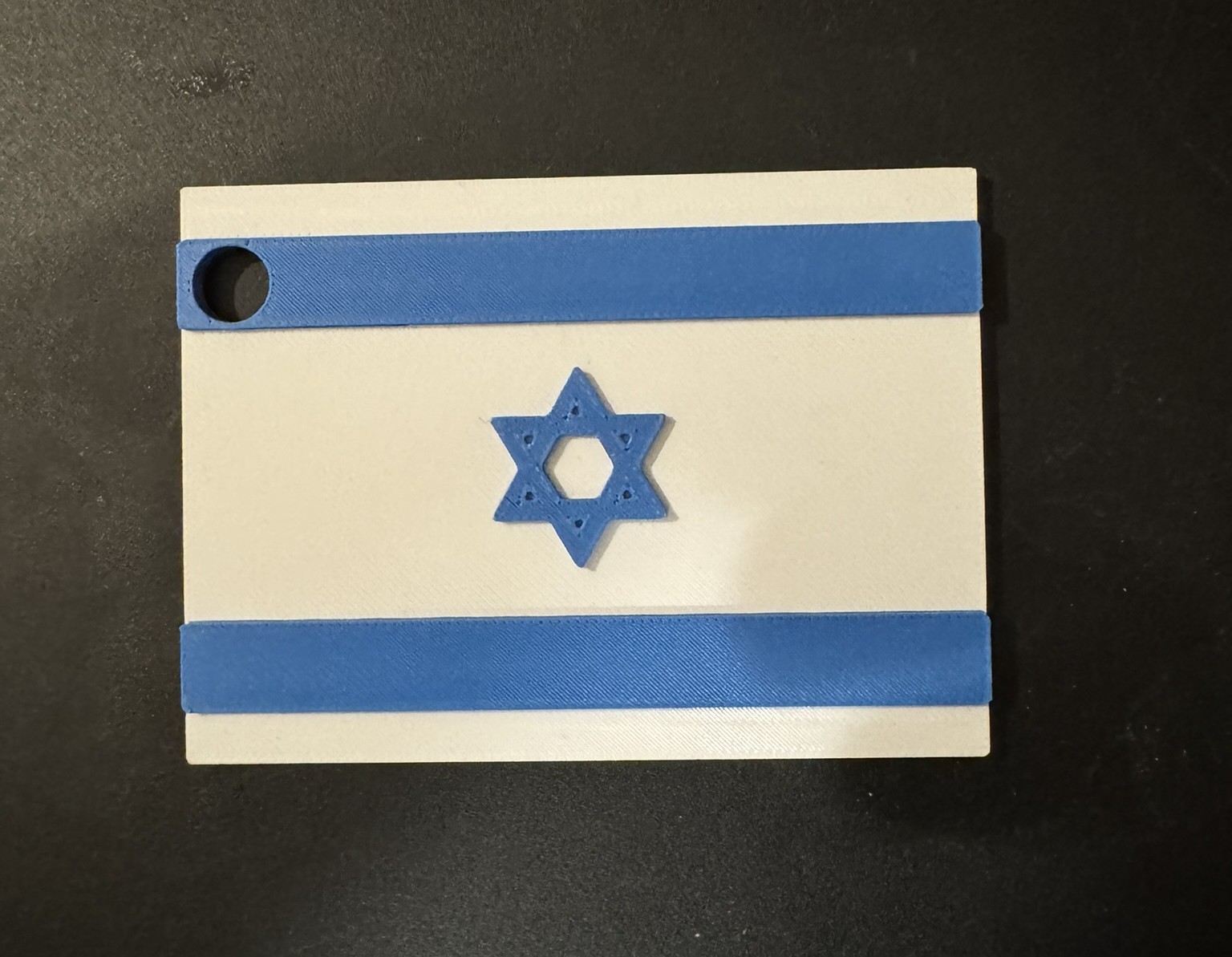 Israel Flag Keychain