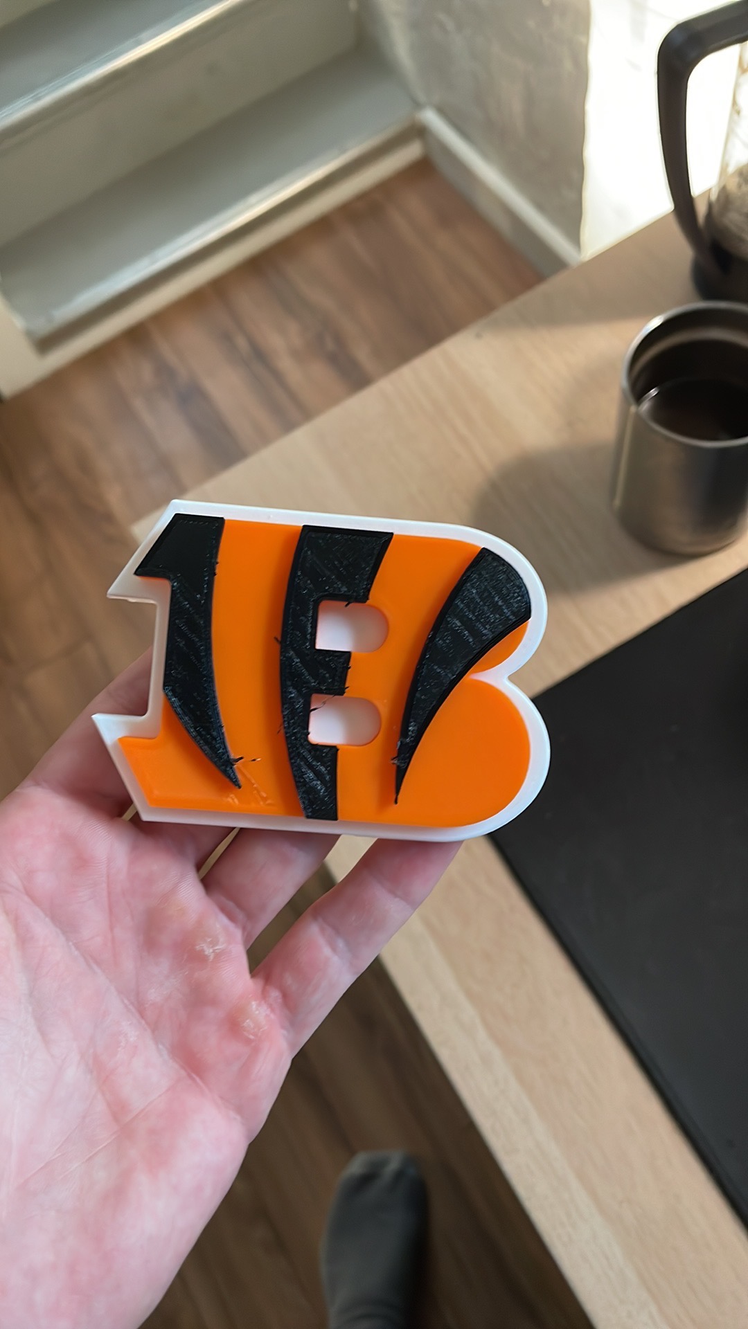 Bengals Logo with Hidden Magnets