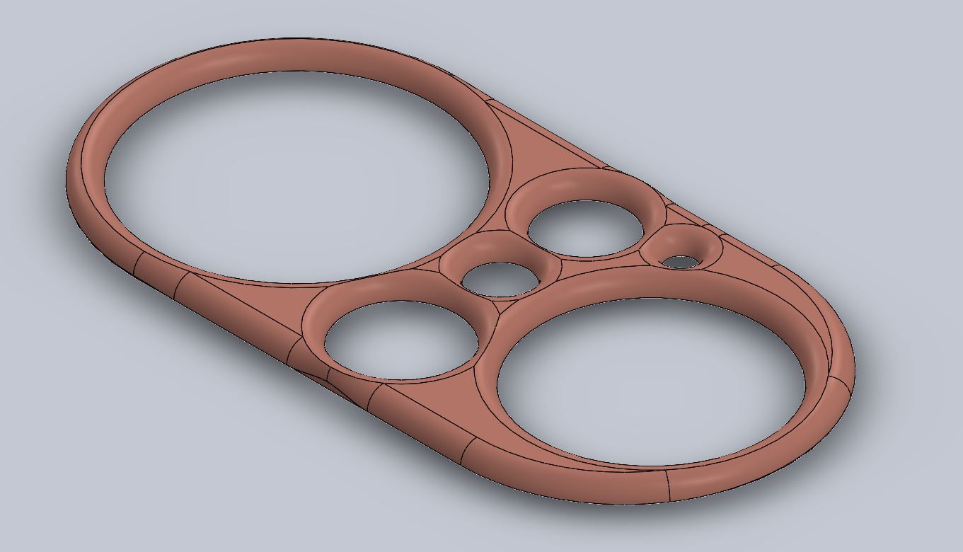 Miniatura 3 do modelo 3D Circle Pattern 50-5mm