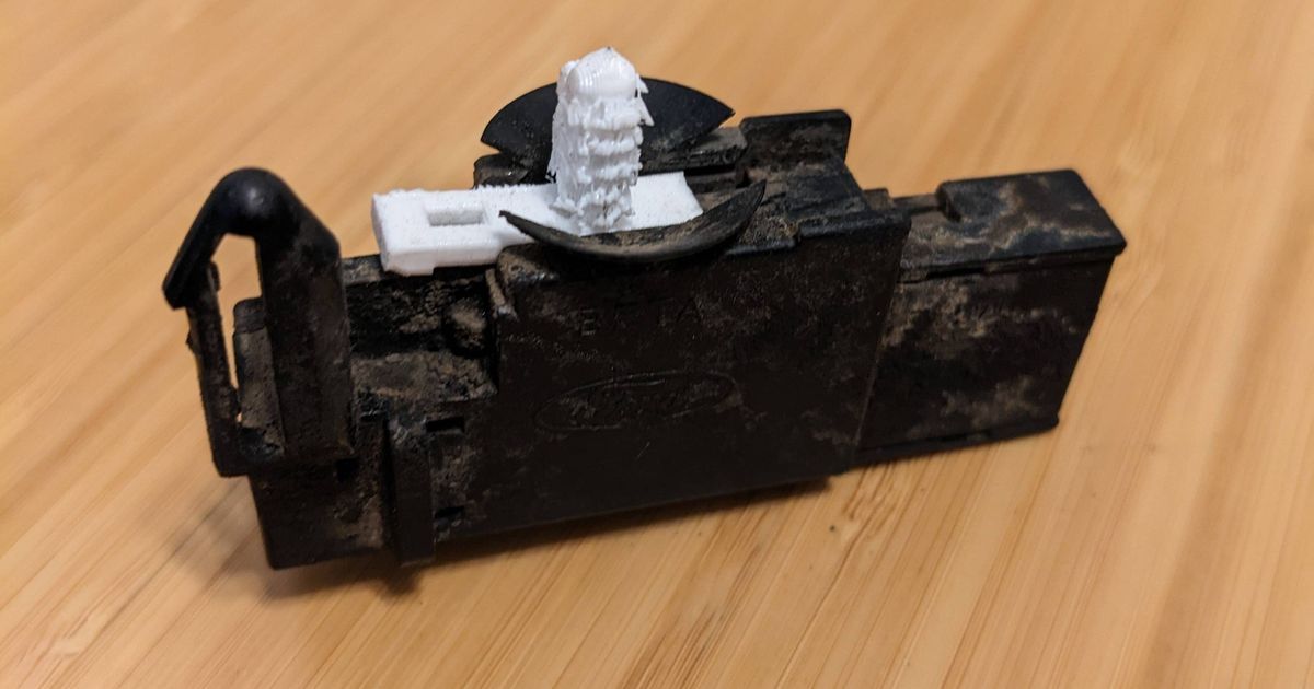 8793 Foxbody Mustang Under hood light push pin by Cameron Carranza