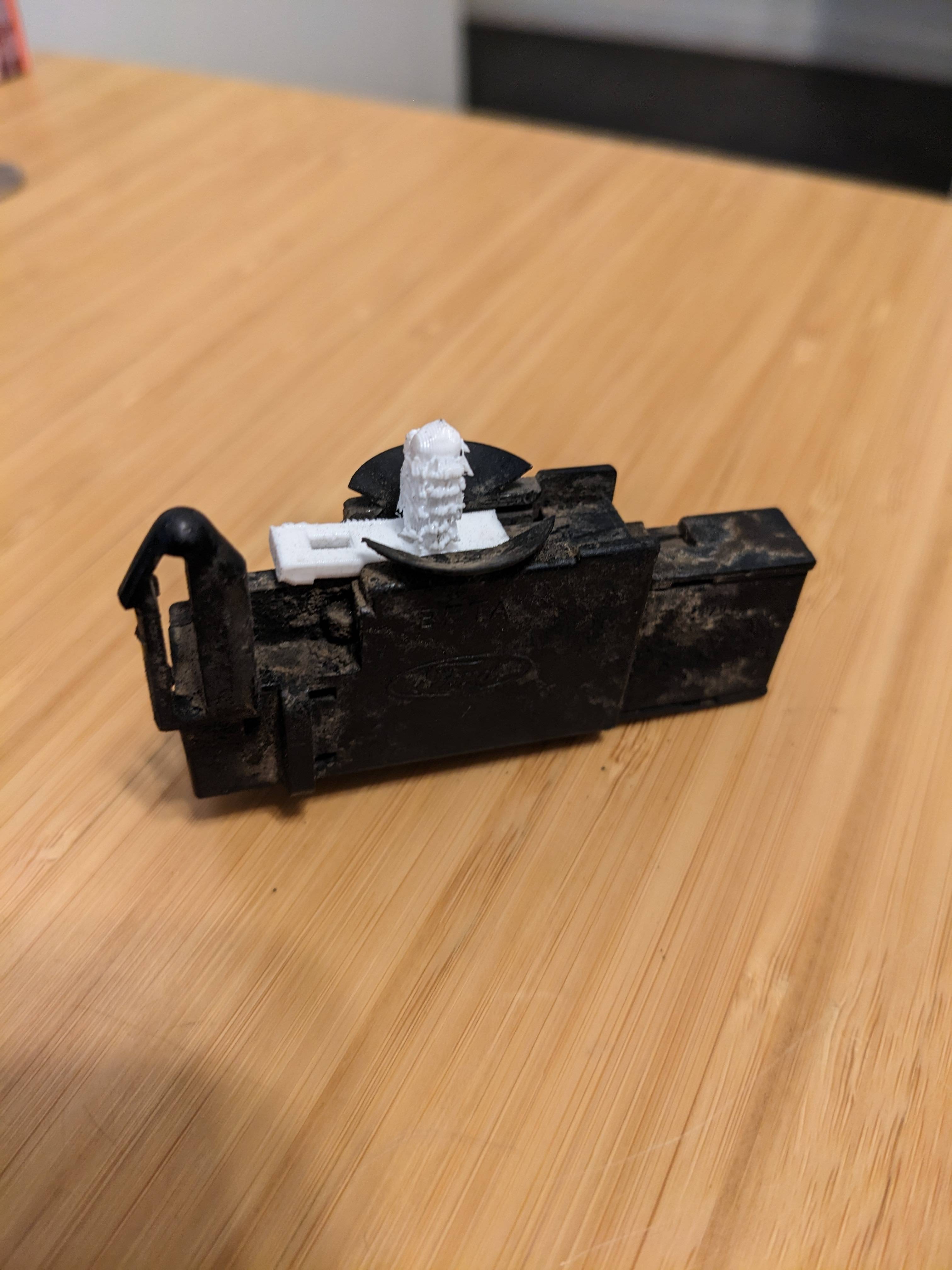 8793 Foxbody Mustang Under hood light push pin by Cameron Carranza