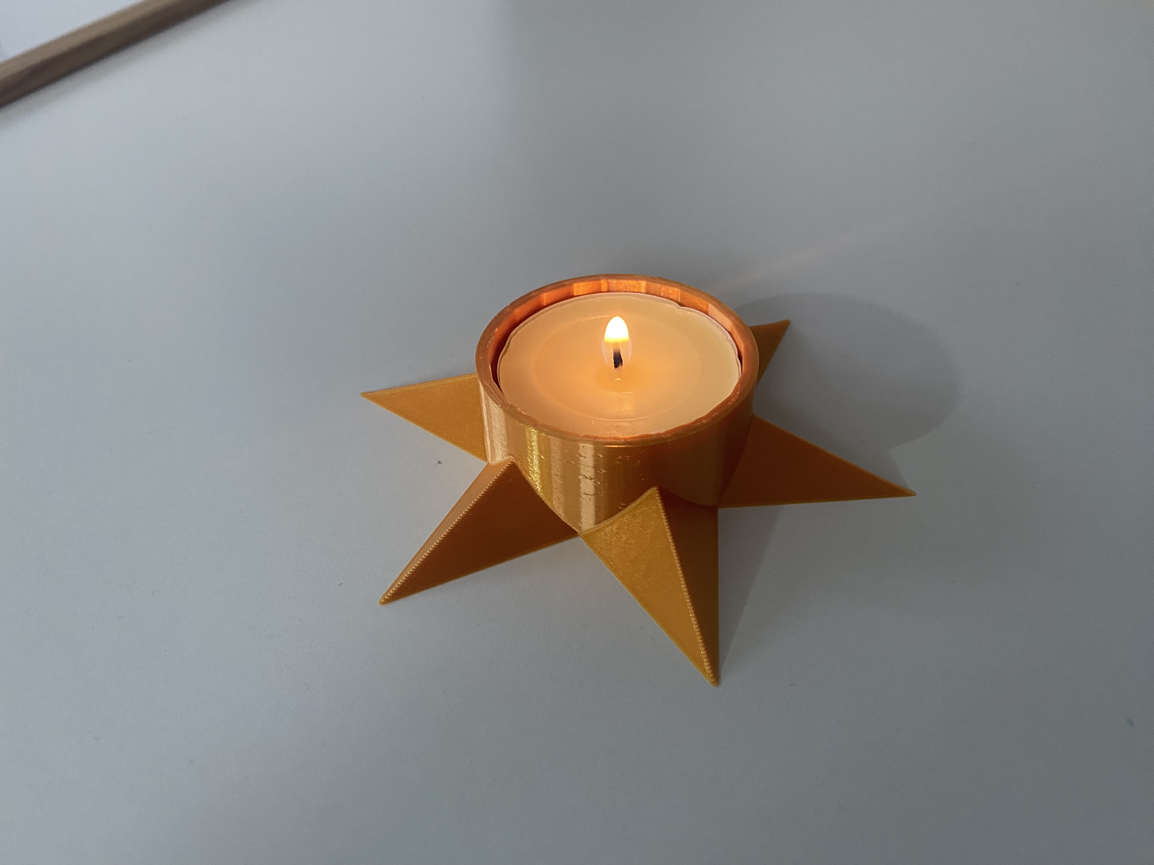 Teelichthalter Stern
