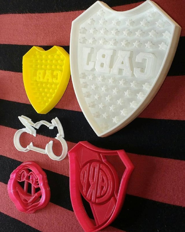 Boca y River cookie cutter