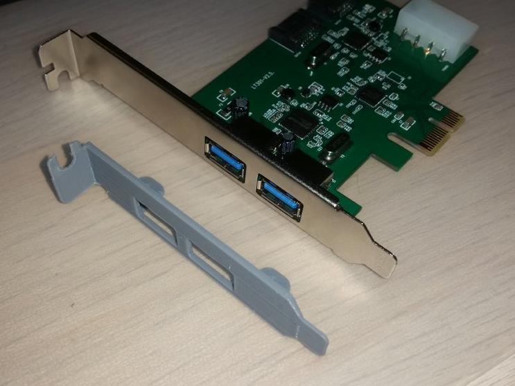 low profile bracket for LT301 PCIe adapter card by atomphil Download