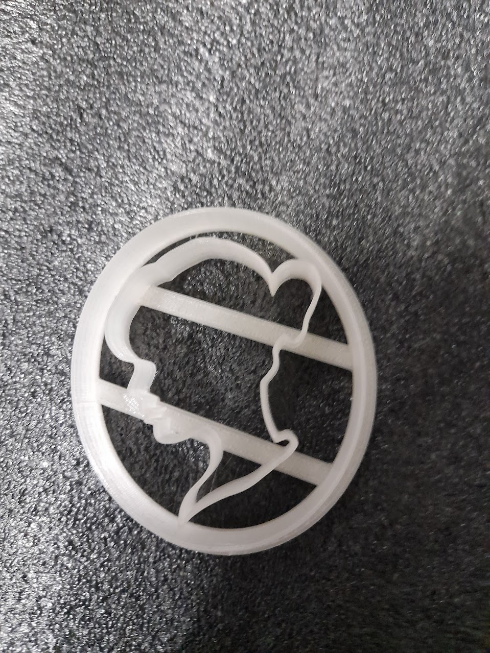 Cameo of a happy performer Cookiecutter