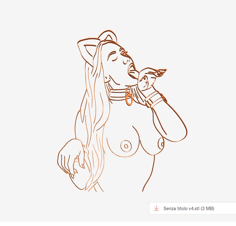 Meow Kitty Cat Girl cookie cutter Biscuit stamp cutter