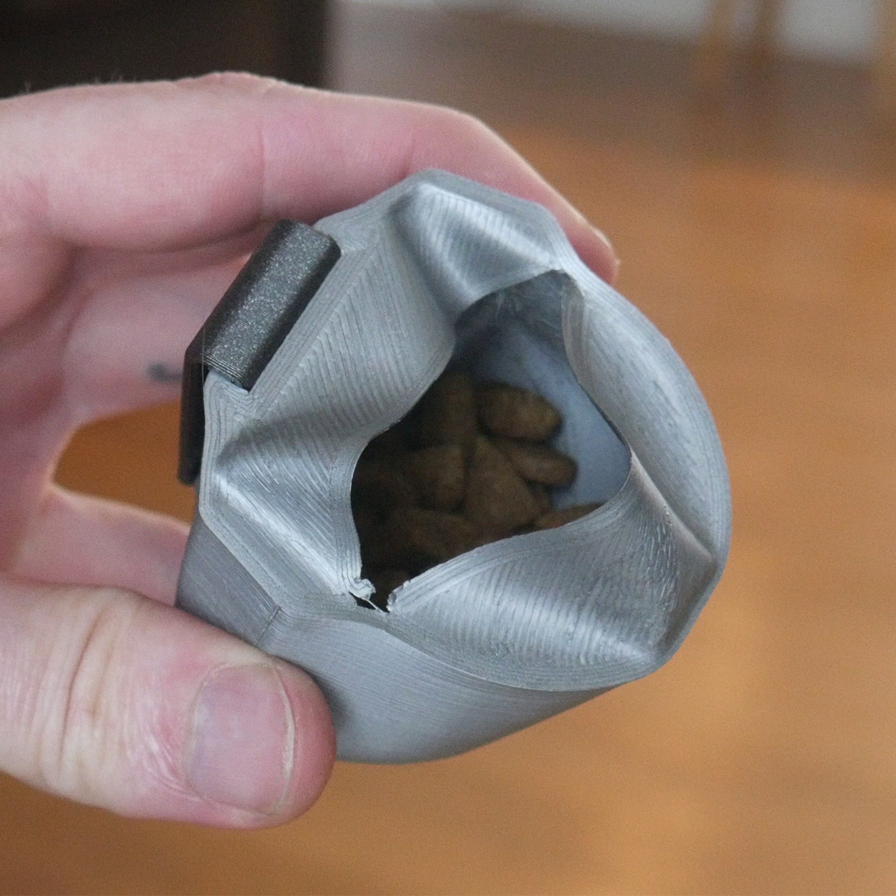 TPU dog/cat treat dispenser