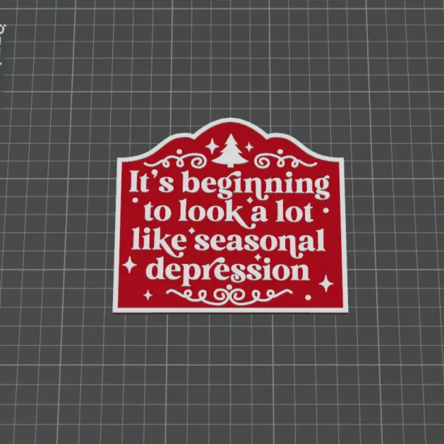 It's Beginning to Look a Lot Like Seasonal Depression Sign