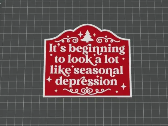 It's Beginning to Look a Lot Like Seasonal Depression Sign