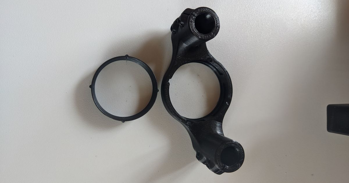 Perpendicular Drilling Jig Insert for Bosch GSR 18V55 by reichi