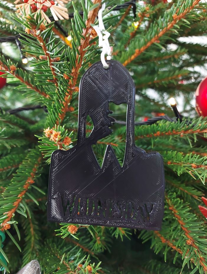 Wednesday Silhouette Hanging Christmass Tree Ornament By Rav wednesday-silhouette-hanging-christmass-tree-ornament-by-rav
