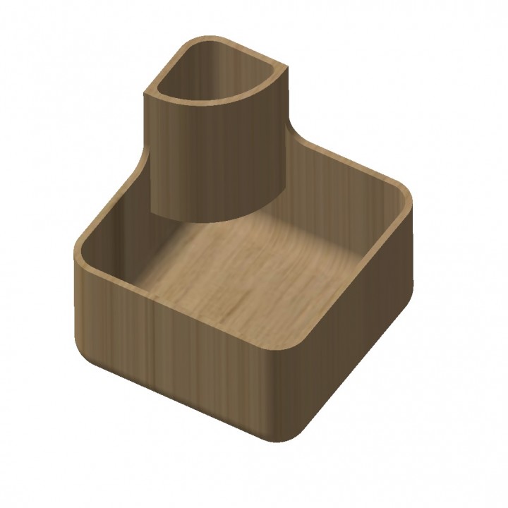 Miniatura 2 do modelo 3D Self Pot Water - Rectangular