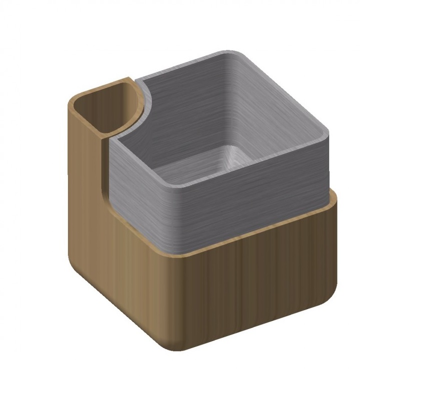 Self Pot Water - Rectangular