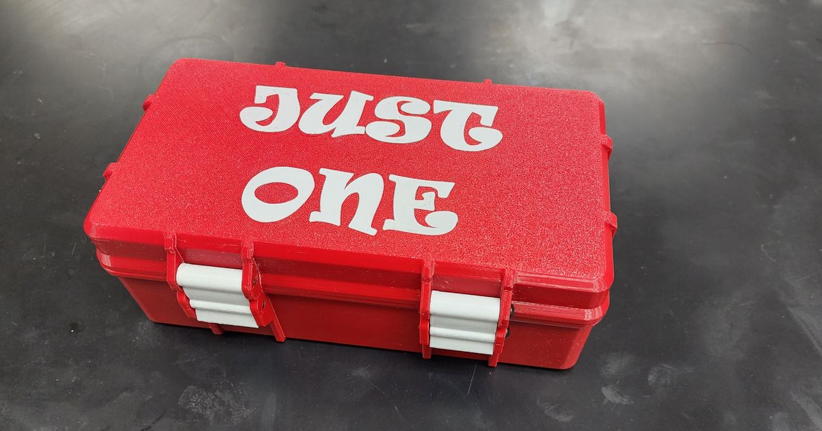  just one game case by erick siders download free stl model