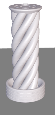 cool passtrough fidget (print in place)