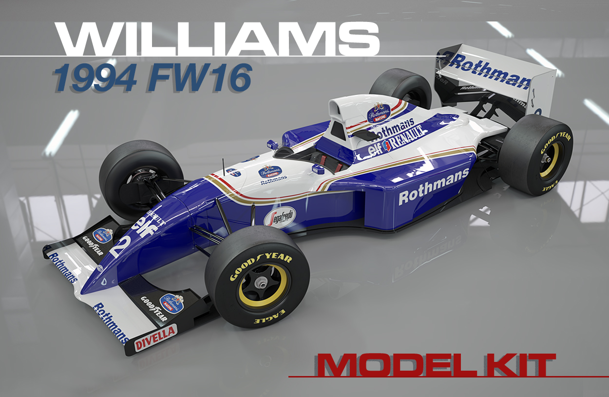 Ayrton Senna's Williams FW16: F1/Formula 1 Car Model Kit