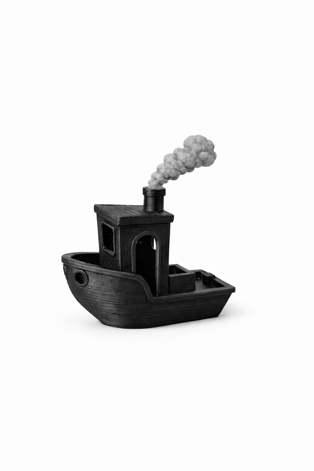 Benchy with exhaust smoke