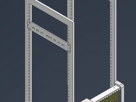 10" Server Rack (12U T2) Mount for meanwell LRS-350 LRS-250
