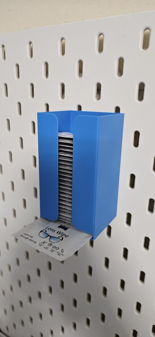 Zeiss Lens Wipe Holder - Skadis 3D model