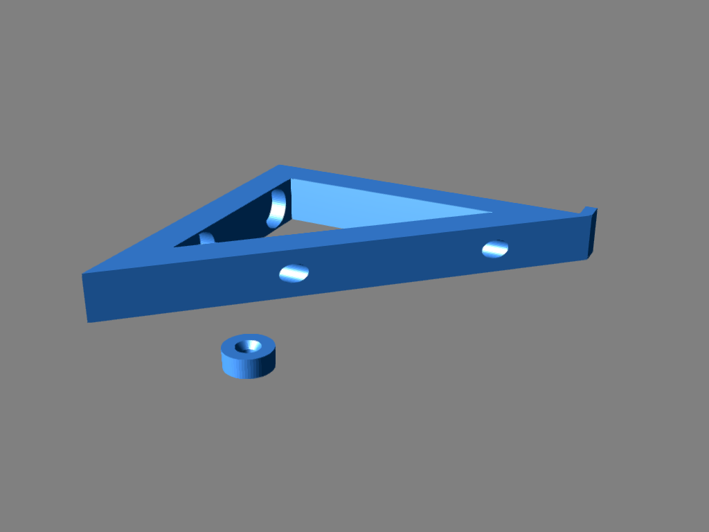 Miniatura 3 do modelo 3D Parametric Shelf Bracket