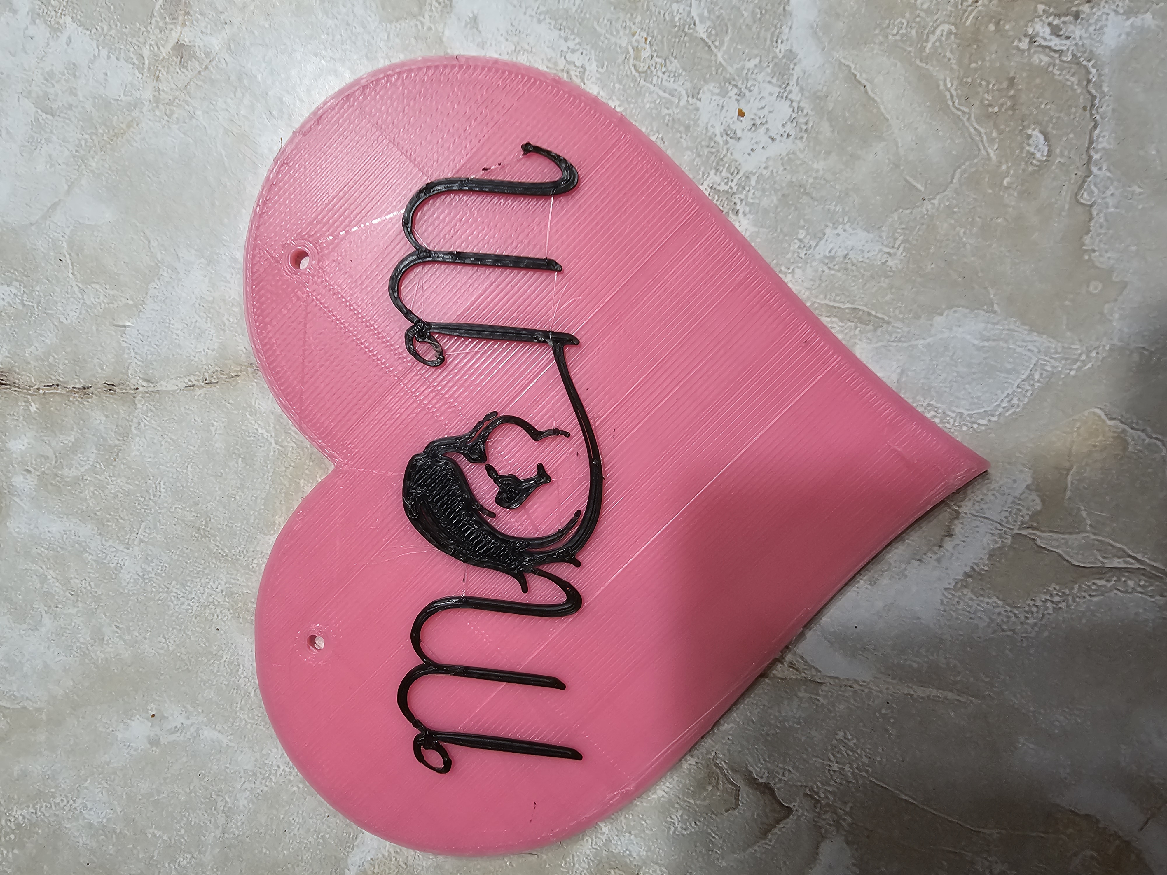 Mom heart sign