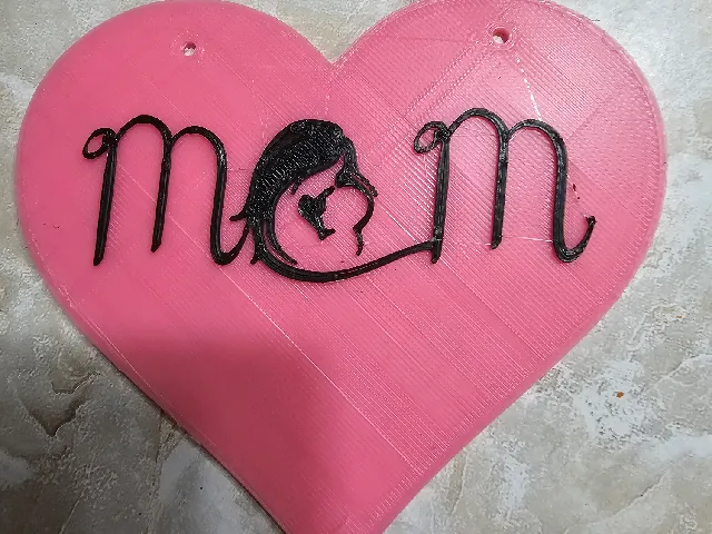 Mom heart sign