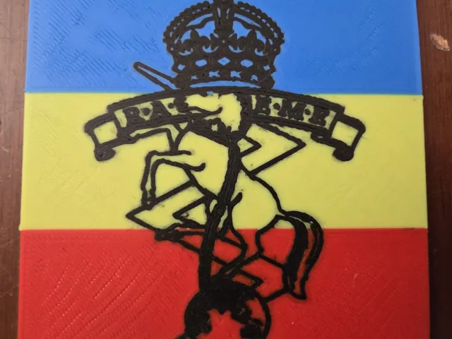 Australian Army RAEME Coaster (King's Crown)