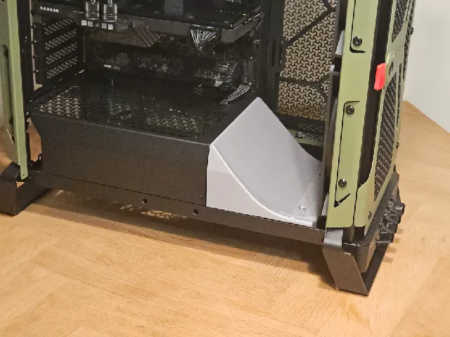 Warthog front GPU airflow scoop