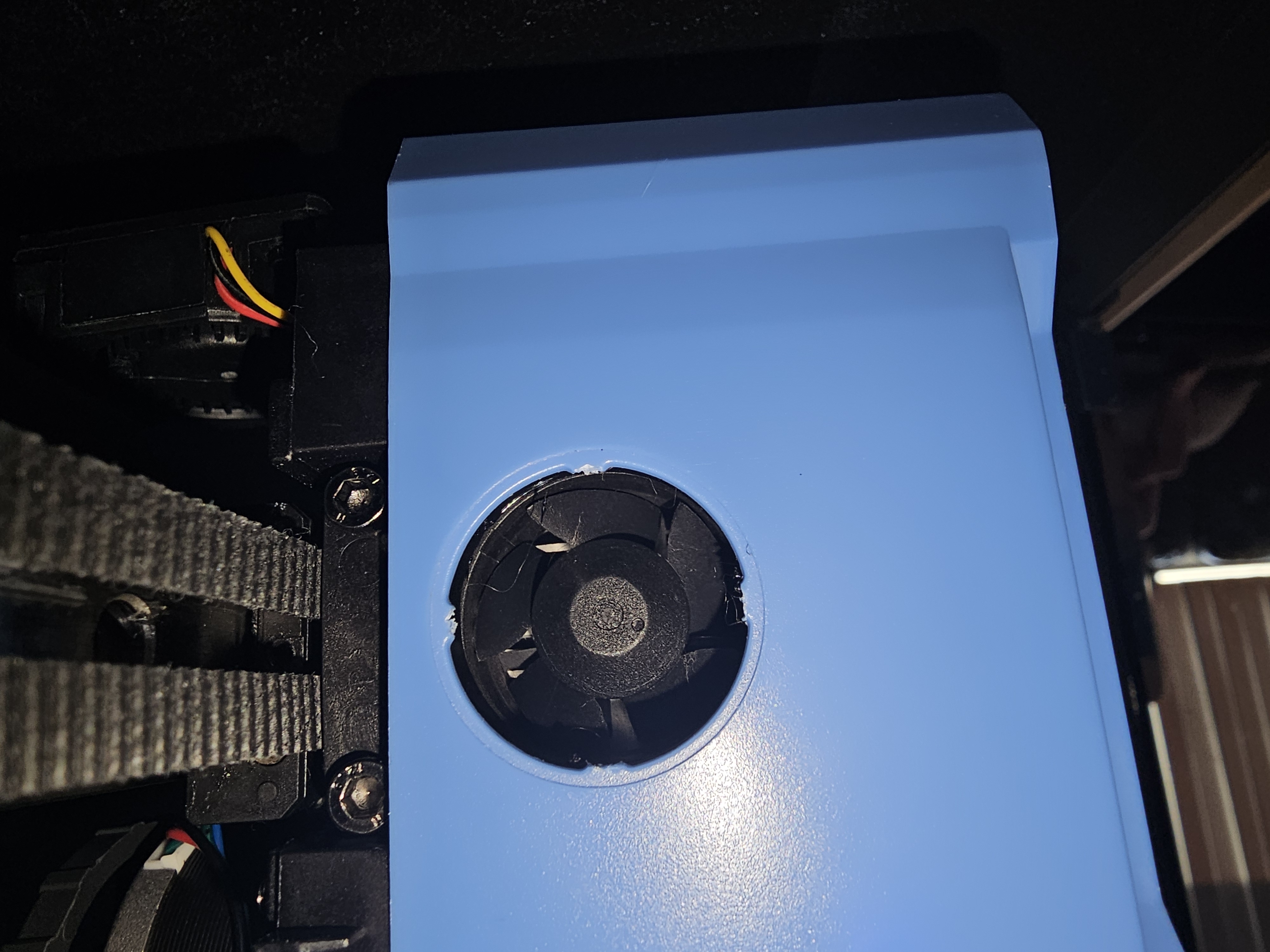 SV08 Hot end fan extension duct