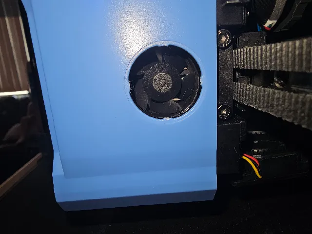 SV08 Hot end fan extension duct