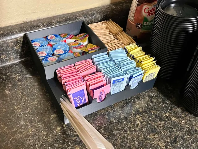 Coffee Accessory Station - Sweetners, Creamers, Stir Sticks
