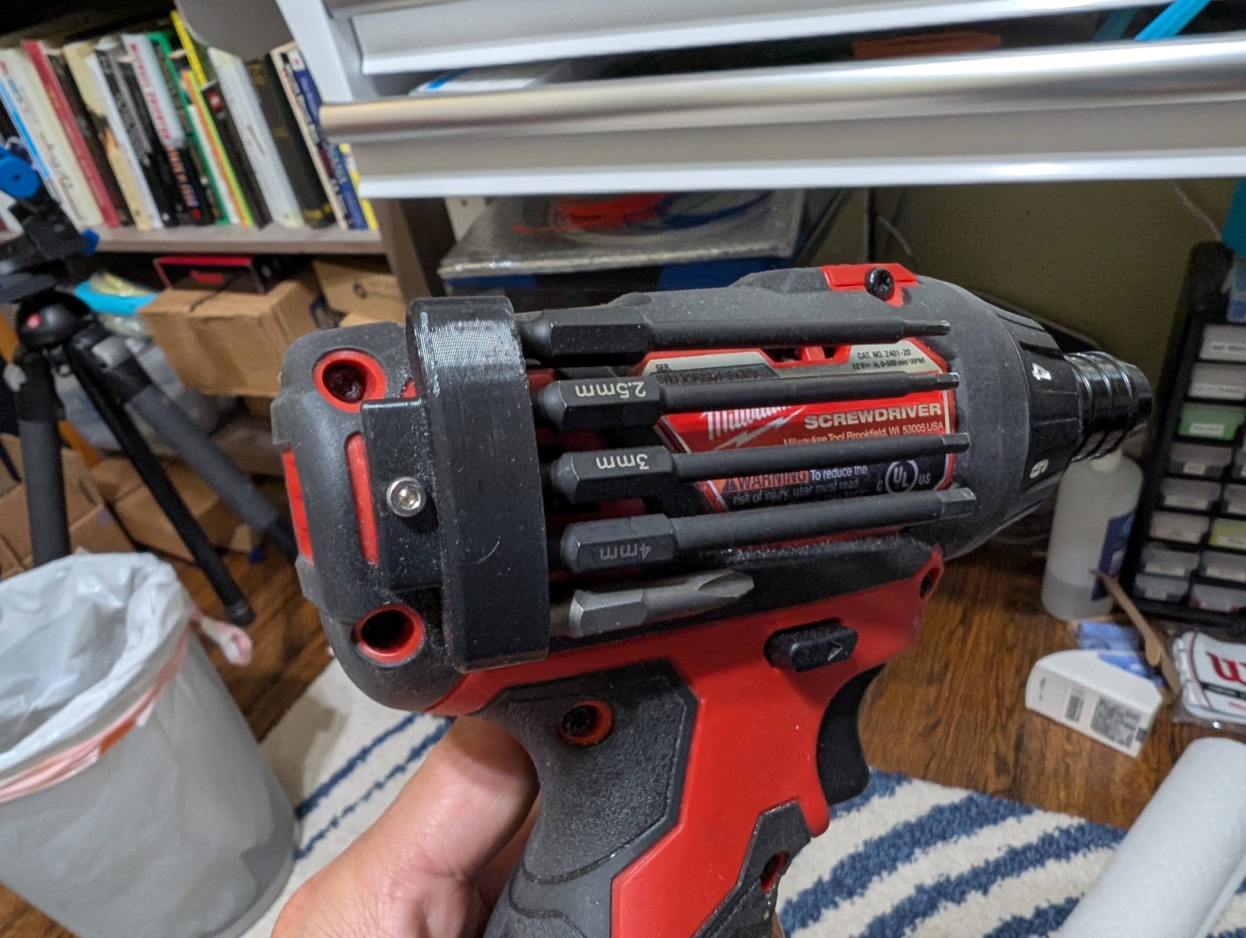 Milwaukee M12 Screwdriver (non-fuel) Magnetic 3 and 5 Bit Holders