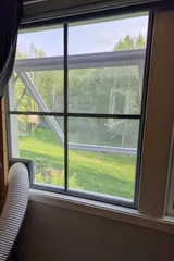 Modular Window Screen Frame & Ventilation Duct