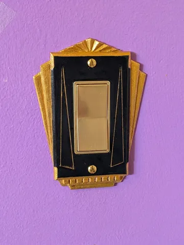 Art Deco Single-Decora Switch Cover