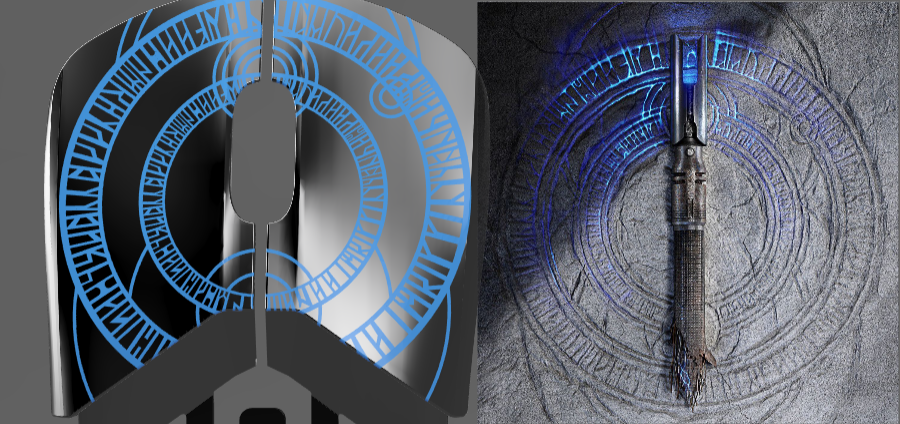 HyperX Mouse Jedi Runes Design, HyperX Button Cover, HyperX Pulsefire Saga