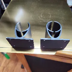 Step File Simple Pole Holder 2 Types