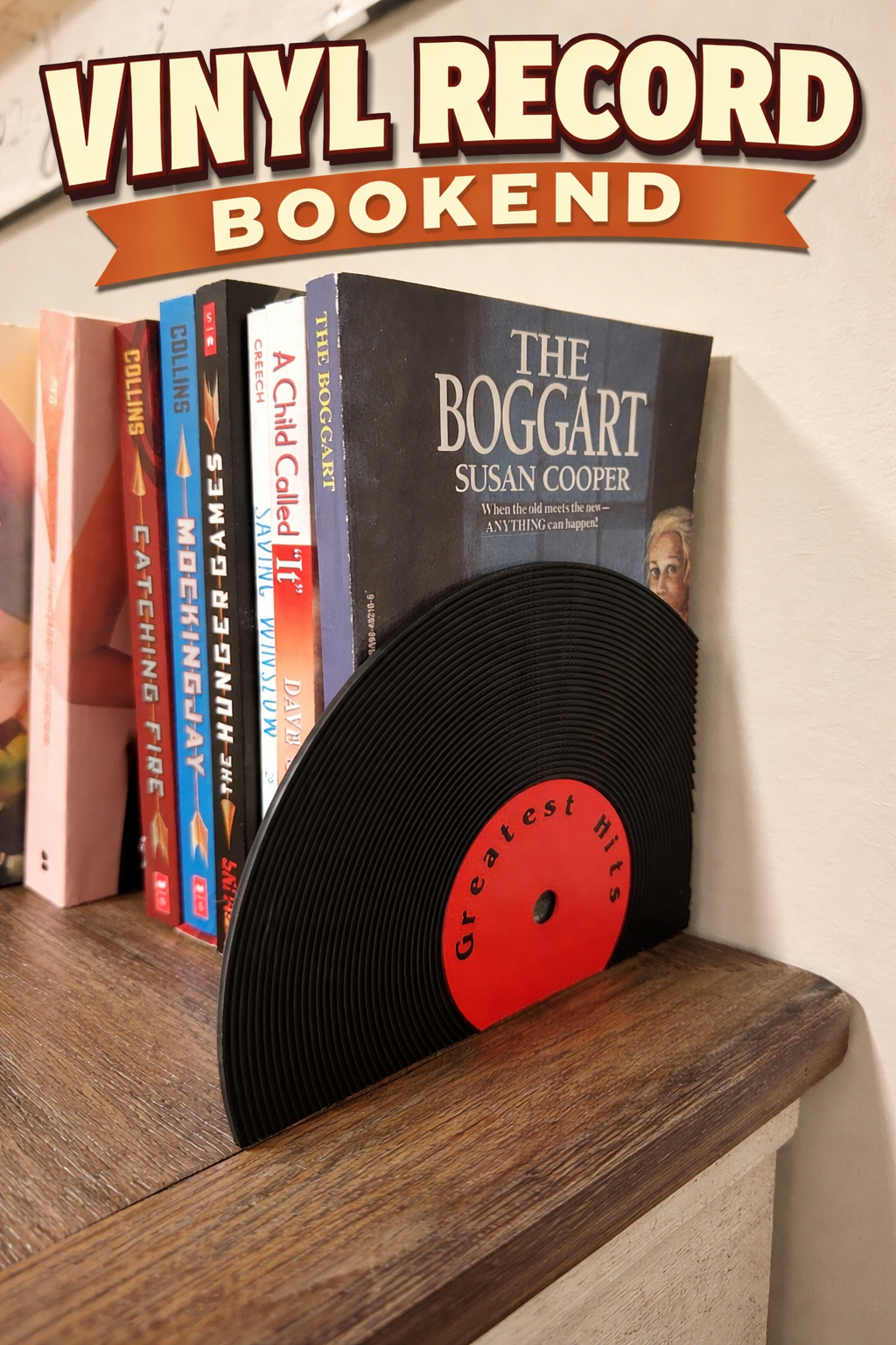 Vinyl record bookend great gift for any collector