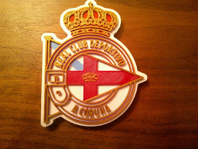 Real Club Deportivo de A Coruña Logo Coaster or Plaque