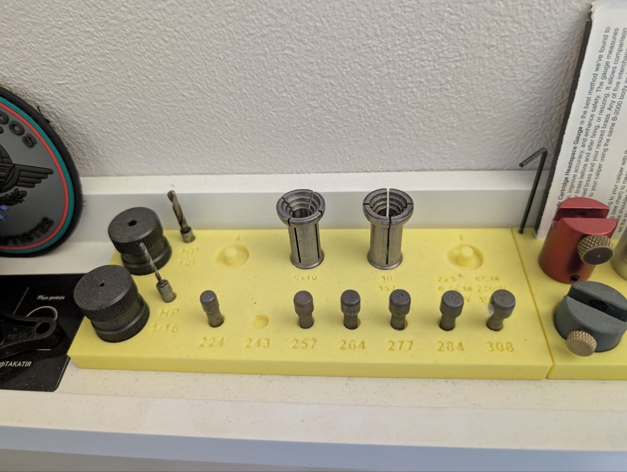 Forster Case Trimmer Accessory Organizer | Collet & Pilot Stand