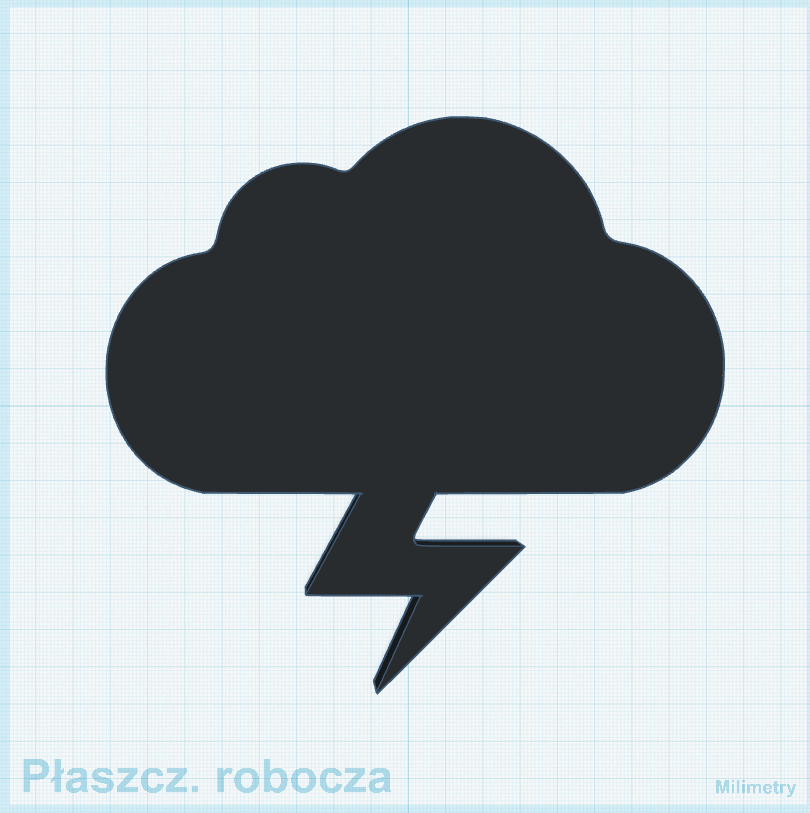 cloud keychain with lightning