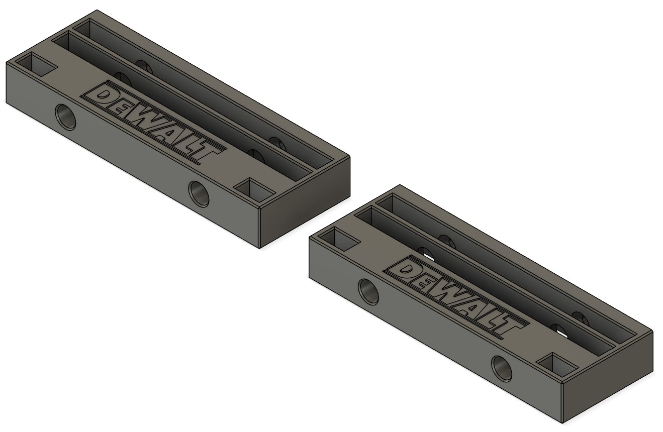 DeWalt Track saw rail holder