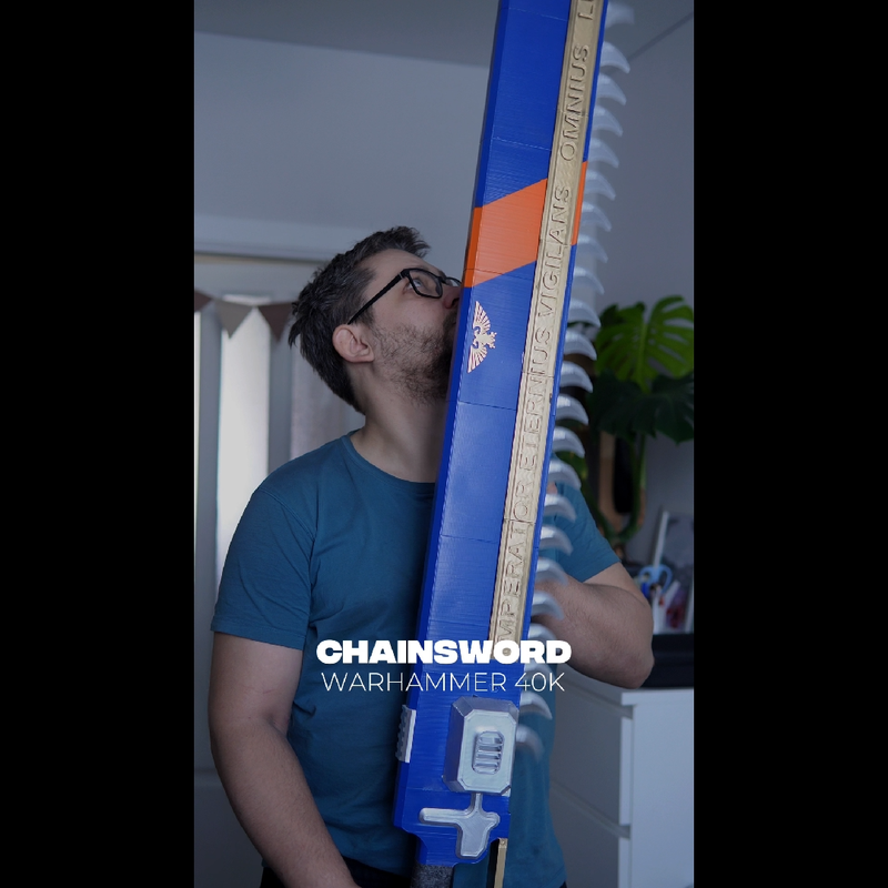 Warhammer 40K Chainsword — Motorized, Working Chain by Денис Казаченков ...