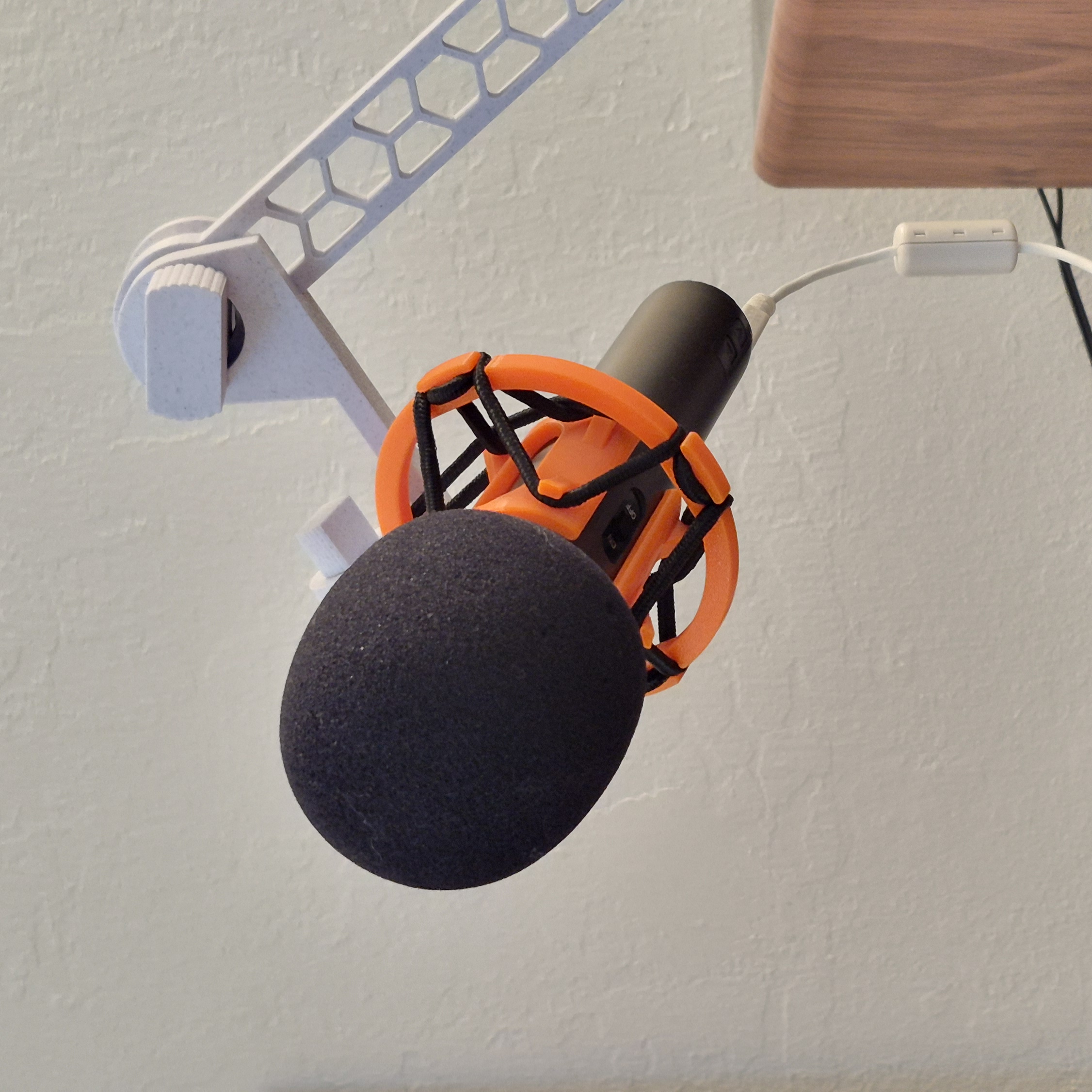 Adaptation for Samson Q2U mic (32-33mm diameter) for flexible arm