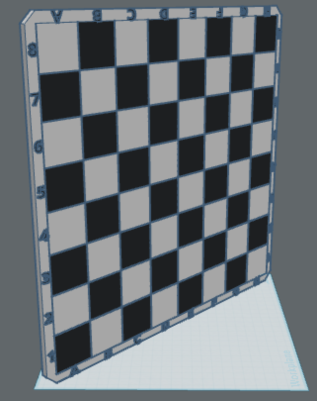 34x34 centimetere chess board