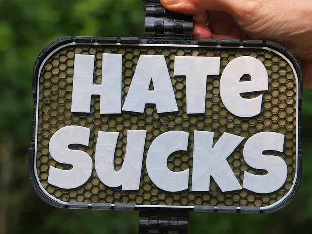 Hate Sucks sign